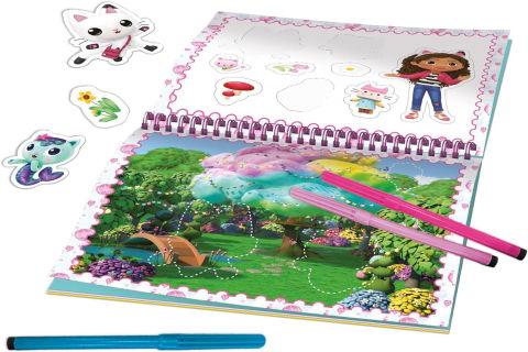 Desen si pictura - Set de colorat & desenat - Gabby's Dollhouse