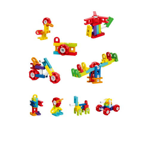 25 - 50 LEI - Set de constructie STEAM - Fun Blocks (26 piese)