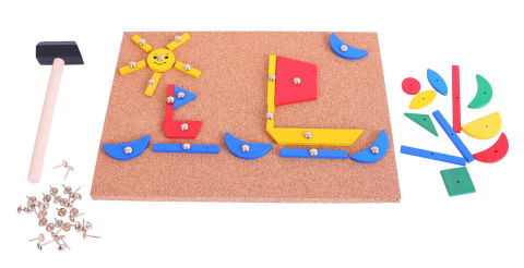 Lucru manual - Set de creatie - Forme din lemn