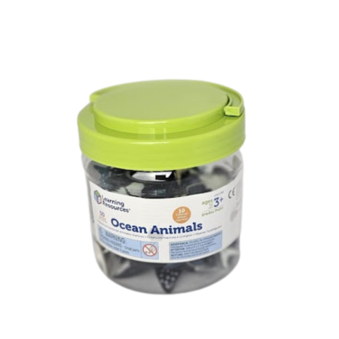 Jocuri matematice - Set de sortat - Animalute din ocean