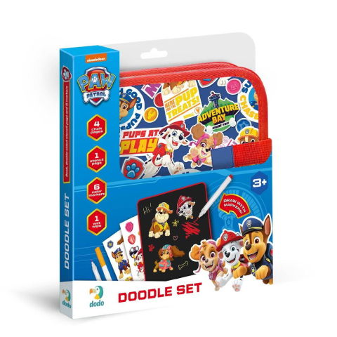 Desen si pictura - Set desen pentru calatorii - Patrula Catelusilor