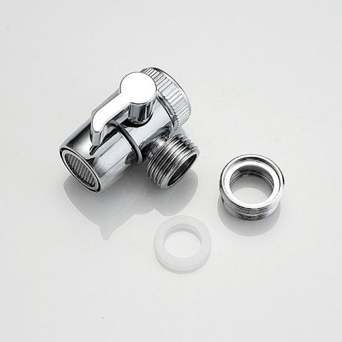 Articole pentru baie - Set Extensie de Dus, Flippy, pentru Baterie Baie sau Bucatarie, 4 Piese, Filtru de Ioni Negativi, Furtun Flexibil de 1.5 Metri, Argintiu