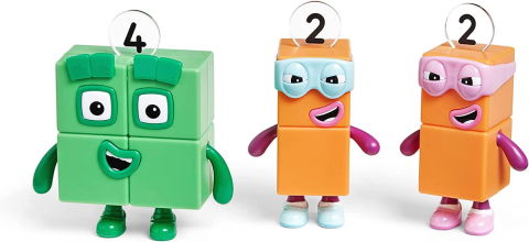 Jocuri de rol - Set figurine Numberblocks - Patru & Teribilii Doi