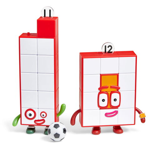 Jocuri de rol - Set figurine Numberblocks - Unsprezece & Doisprezece