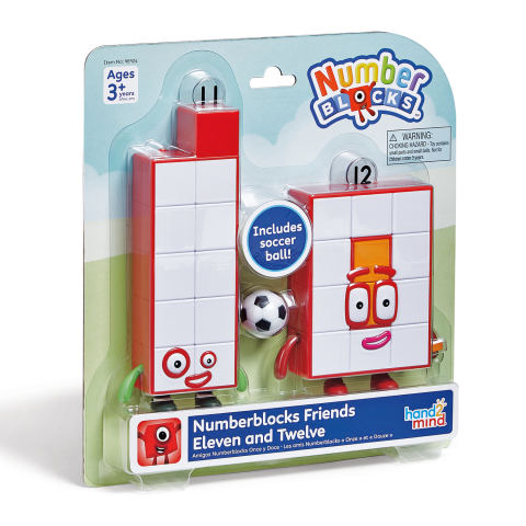 Jocuri de rol - Set figurine Numberblocks - Unsprezece & Doisprezece