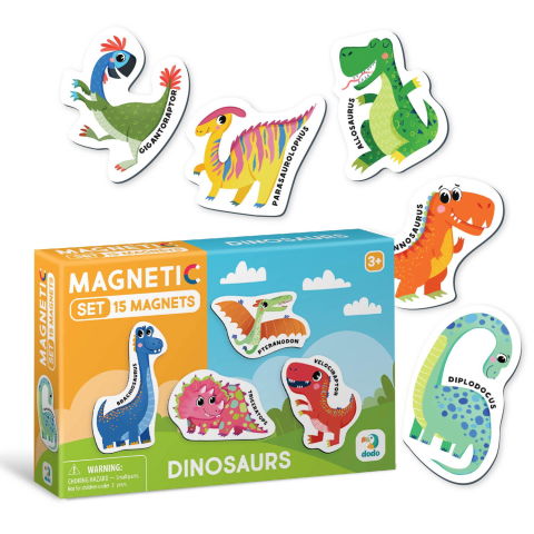 10 - 25 LEI - Set magneti - Dinozauri