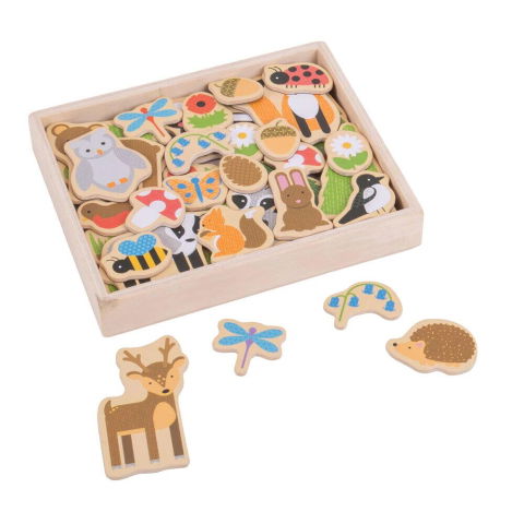 Jocuri magnetice - Set magnetic - Animalute din padure