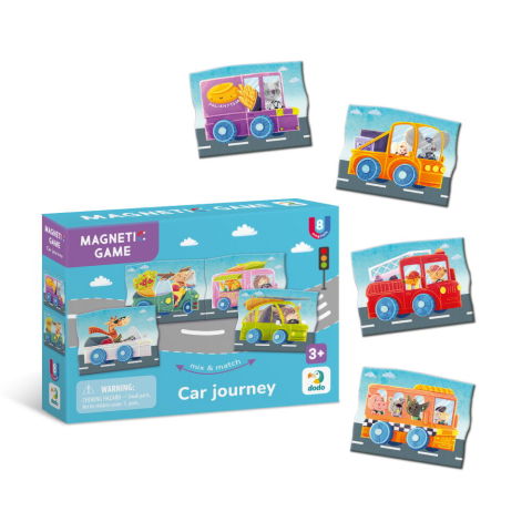 10 - 25 LEI - Set magnetic - Calatorie cu masina