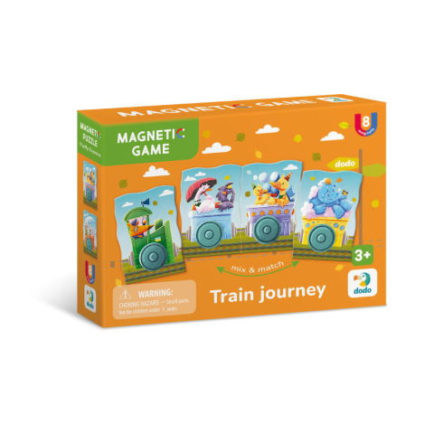 10 - 25 LEI - Set magnetic - Calatorie cu trenul