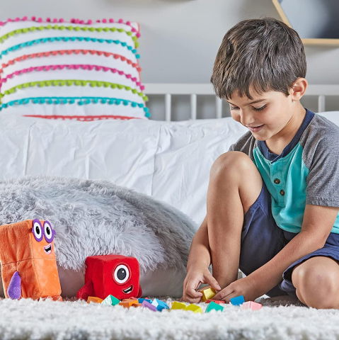 Jocuri matematice - Set mascote din plus Numberblocks - Unu & Doi