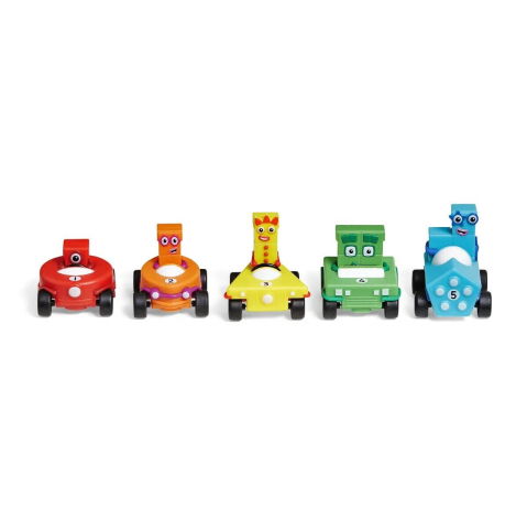 Jocuri matematice - Set mini vehicule Numberblocks