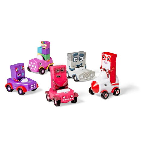 Jocuri matematice - Set mini vehicule Numberblocks - De la 6 la 10