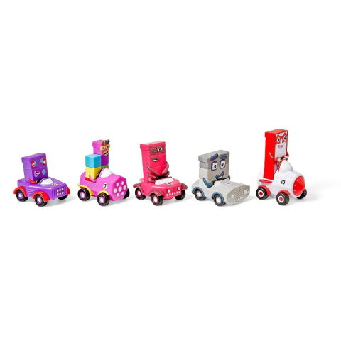 Jocuri matematice - Set mini vehicule Numberblocks - De la 6 la 10