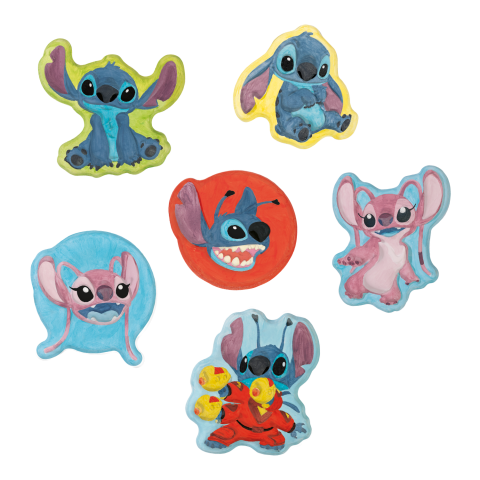 Jucarii arta si creativitate - Set modelez si pictez - Stitch & Angel