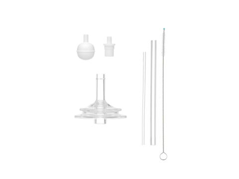 Accesorii alaptare - Set paie cu supapa pentru biberon