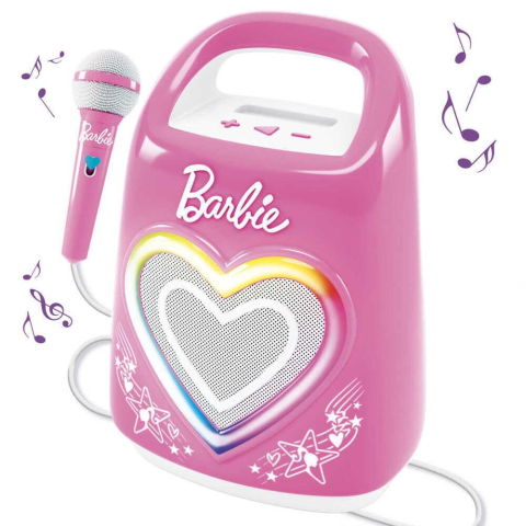 Jucarii dezvoltare imaginatie - Set petrecere Barbie - Microfon & boxa