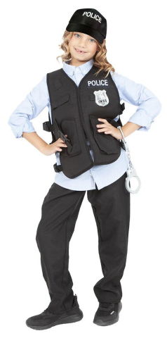 Costume de carnaval - Set vesta & accesorii - Politist