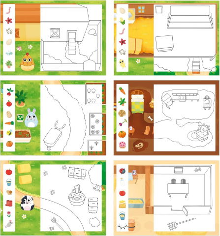 Desen si pictura - Set Water Magic de colorat: In jungla cu Squishies