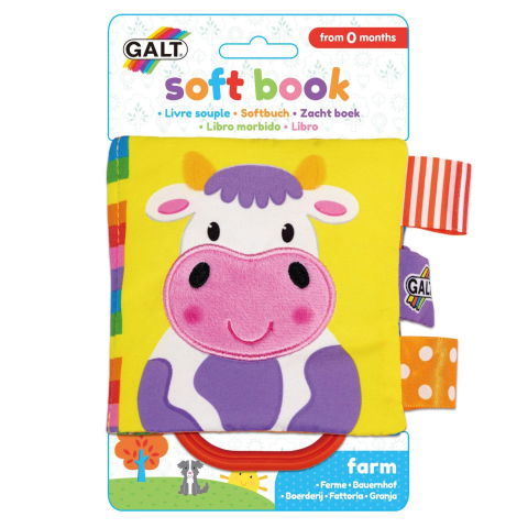 Carti bebelusi - Soft Book: Carticica moale Farm