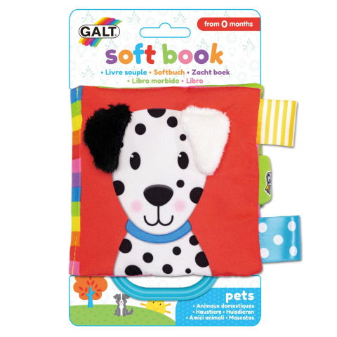Carti bebelusi - Soft Book: Carticica moale Pets