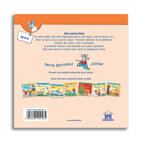 10 - 25 LEI - Soricelul cititor - Max spune stop!