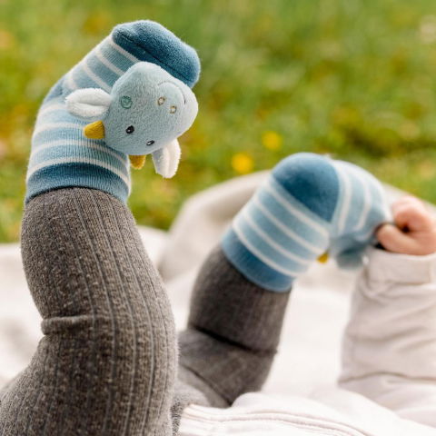 Ingrijire bebelusi - Sosete vesele - Dragon