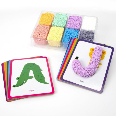 Jocuri matematice - Spuma de modelat Playfoam™ - Invatam alfabetul