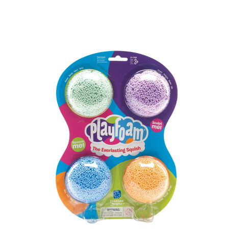 Plastilina si modelaj - Spuma de modelat Playfoam™ - Set 4 culori
