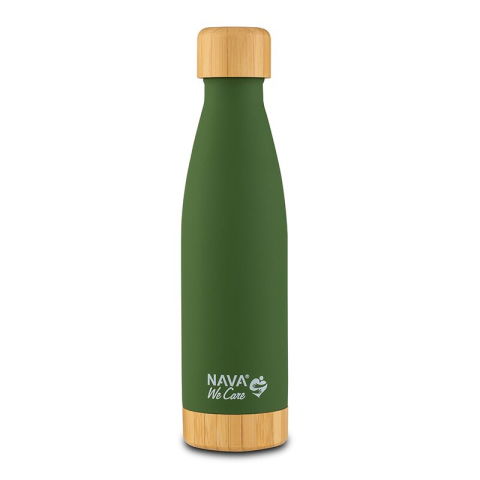 Fara Categorie - Sticla termoizolanta bambus calatorii Nava 500 ml verde
