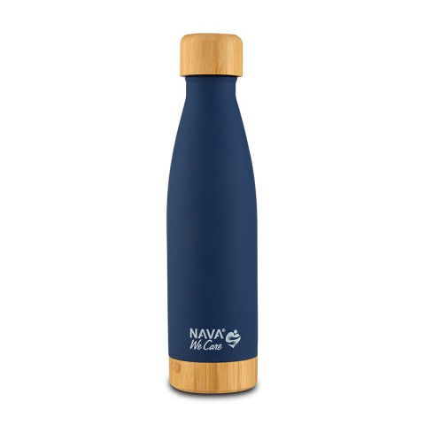 Fara Categorie - Sticla termoizolanta calatorii bambus Nava 500 ml navy