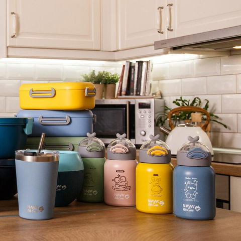 Fara Categorie - Sticla termoizolanta Nava We care 350 ml roz