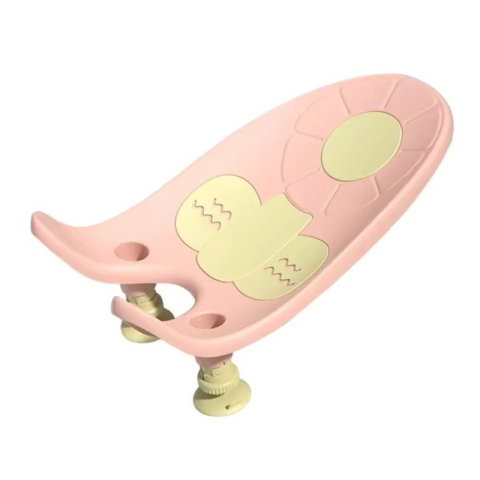 Best deals - Suport de Baie Bebelusi, Flippy, 0-12 luni, Montare pe Chiuveta/Lavoar/Cada, Ventuze Antiderapante cu Intaltime Reglabila, 50 x 24 x 12.5 cm, Roz