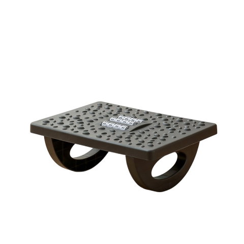 Import - Suport Ergonimic pentru Picioare, Flippy, Plastic, cu Role de Masaj pentru Talpi, pentru Birou, Usor de Transportat, Detasabil, 33.5x24x12 cm, Negru