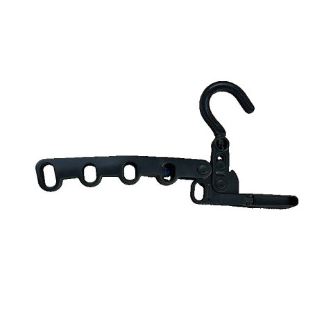 Import - Suport Umerase, Flippy, Pliabil, Portabil, 5 Gauri pentru Umerase, Rotire 360 Grade, din Plastic, Negru