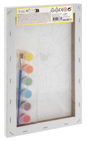 Import - Tablou pictura pe numere - Iepuras cu cosulet