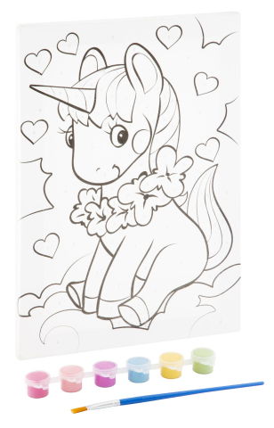 10 - 25 LEI - Tablou pictura pe numere - Unicorn