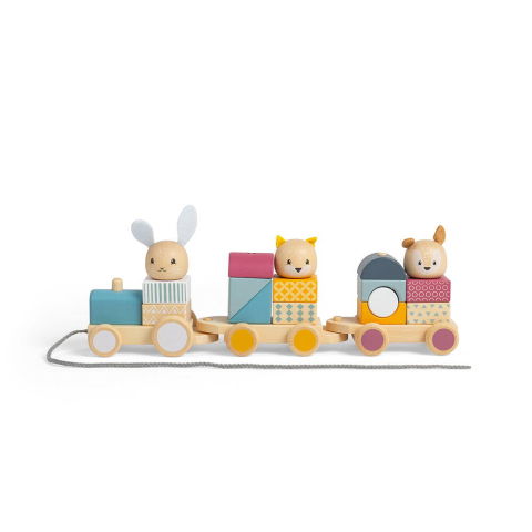 Jucarii indemanare - Trenulet cu forme - Animalute vesele