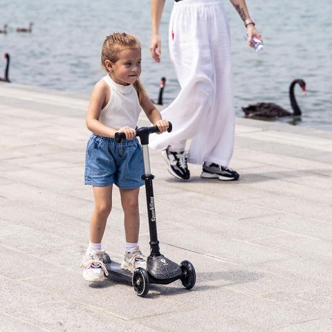 Import - Trotineta pliabila Qplay Sparkling, Negru