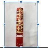 Import - Tub de Confetti, Flippy, Party Popper, 20x5 cm, Confetii Panglici din Plastic, Multicolor