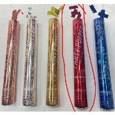 Import - Tub de Confetti, Flippy, Party Popper, 30x5 cm, Confetii Lucioase Rezistente la Foc, Eliberare prin Rasucire, Rosu