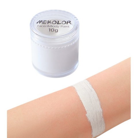 Import - Vopsea pentru Fata/Corp, Flippy, pe Baza de Ulei, 10g, 2.8 x 3.1 cm, Alb