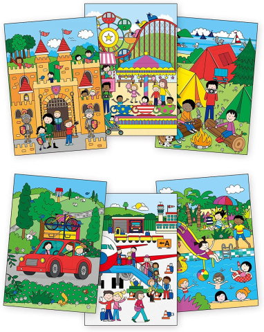 Desen si pictura - Water Magic: Carte de colorat In vacanta