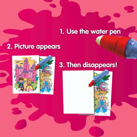 Desen si pictura - Water Magic: Carte de colorat Povesti magice