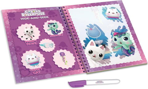 Desen si pictura - Waterbook: Carte de colorat Gabby's Dollhouse & pisicute