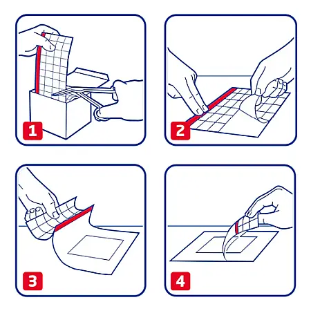 Film adeziv transparent Hypafix Transparent, rezistent la apa [1]