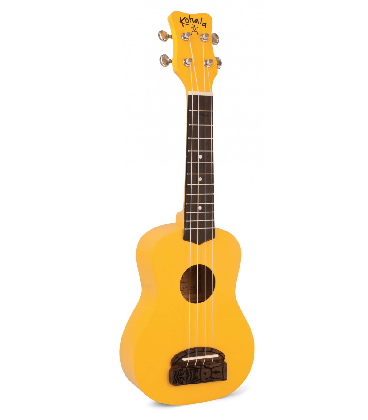 Ukulele - Kohala KT-SYE Tiki Uke Yellow Soprano Ukulele