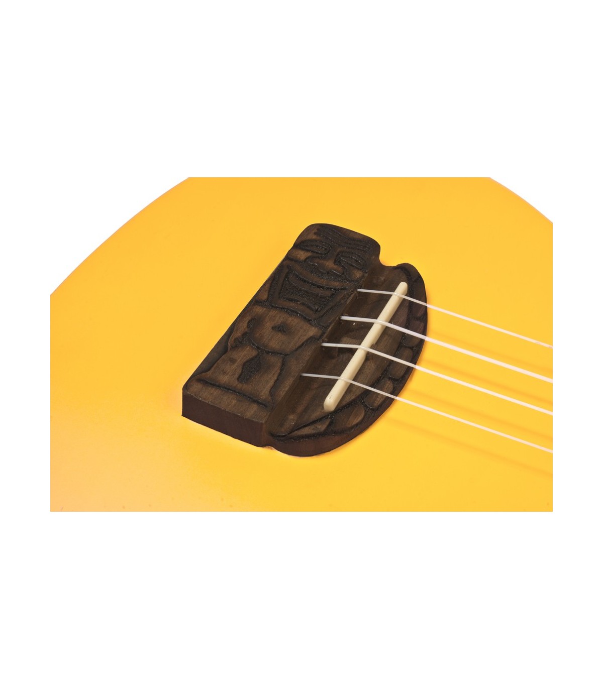Kohala KT-SYE Tiki Uke Yellow Soprano Ukulele [2]