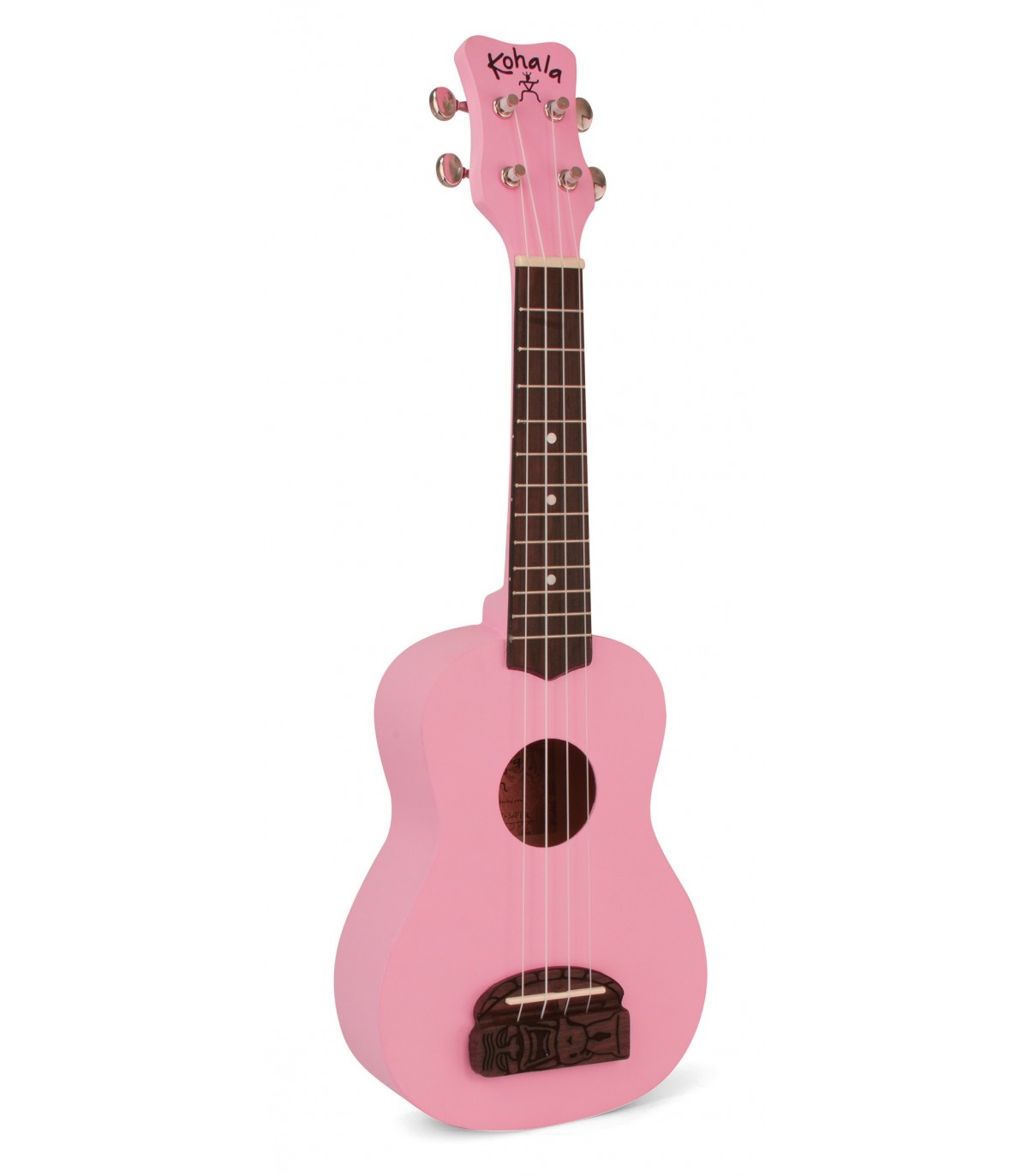 Ukulele - Kohala KT-SPI Tiki Uke Pink Soprano Ukulele