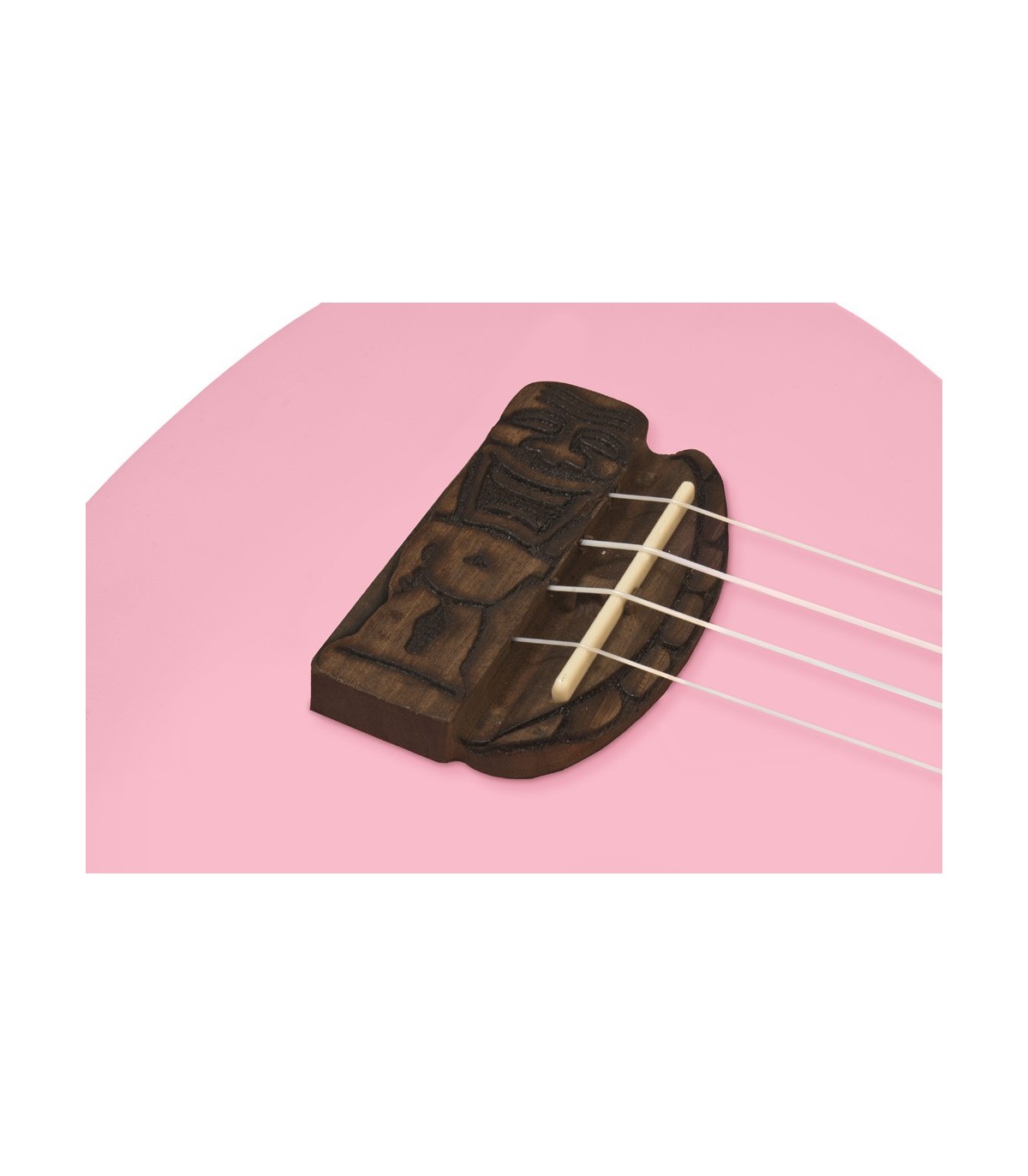 Kohala KT-SPI Tiki Uke Pink Soprano Ukulele [2]