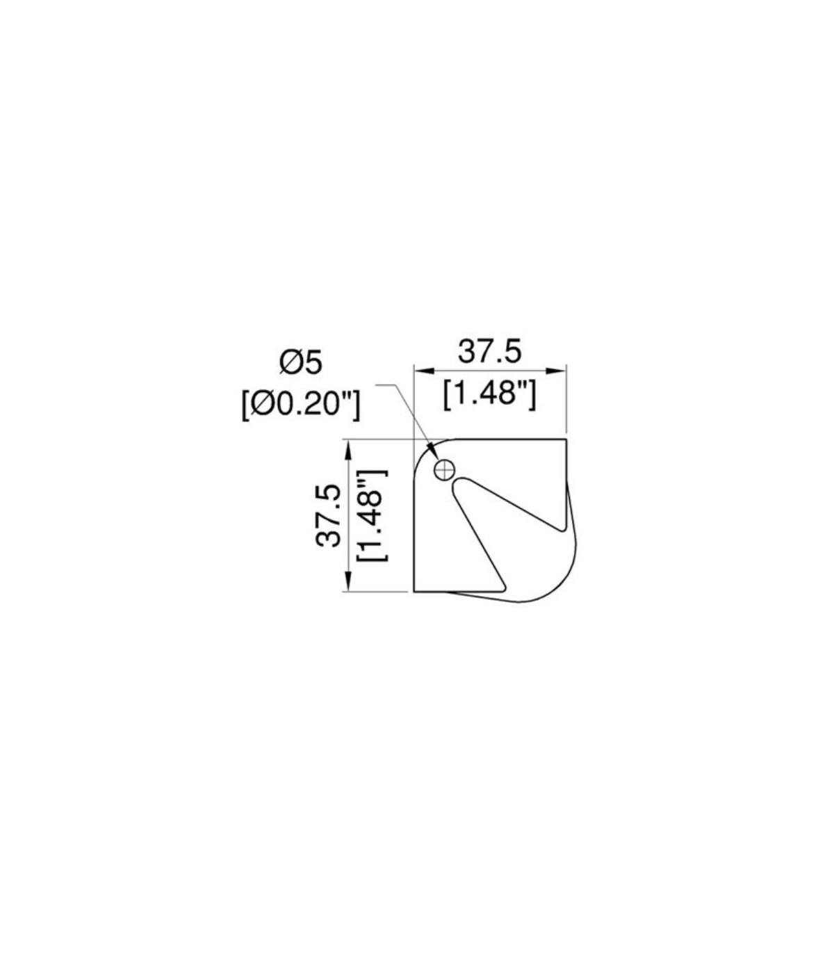 Penn Elcom Medium Ball Corner C1187Z [2]